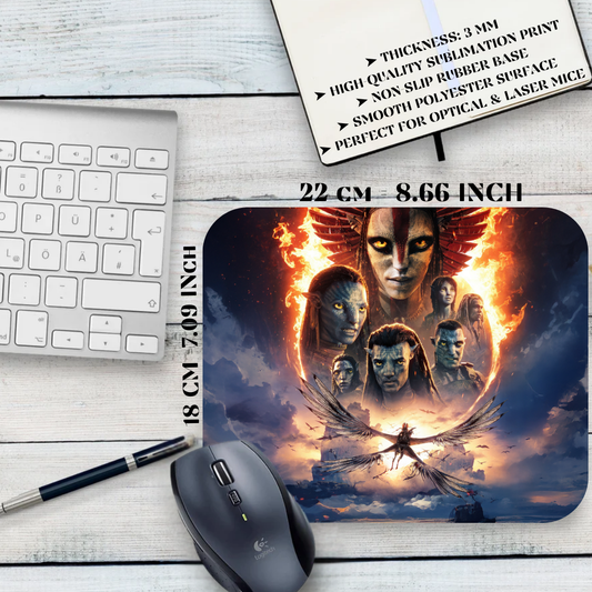 Mouse pad Avatar / Avatar - Pandora, Neytiri, and Jake Sully