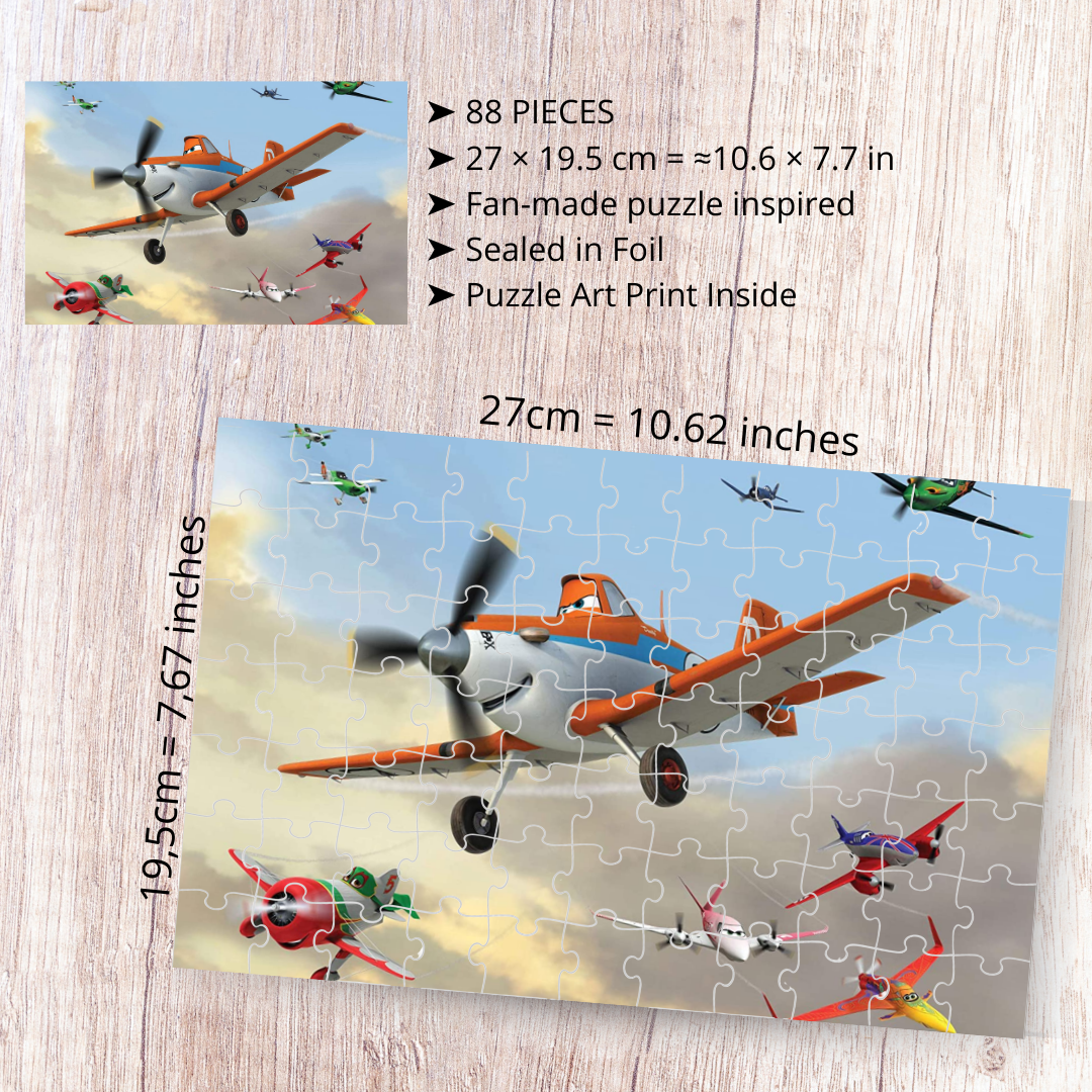 Puzzle 88 Pieces - Planes Inspired