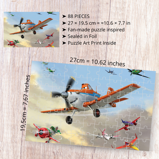 Puzzle Samoloty / Planes – animacja Disney, lotnicza przygoda