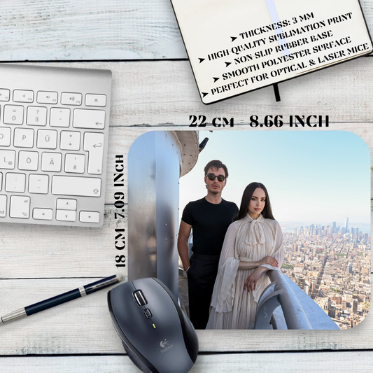 Mousepad Love at Oxford / My Oxford Year – academic romance, Ella and Jamie