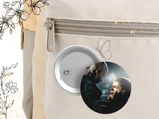 The 100 pin – inspired by the series, aesthetic pin, Clarke Griffin, Lexa