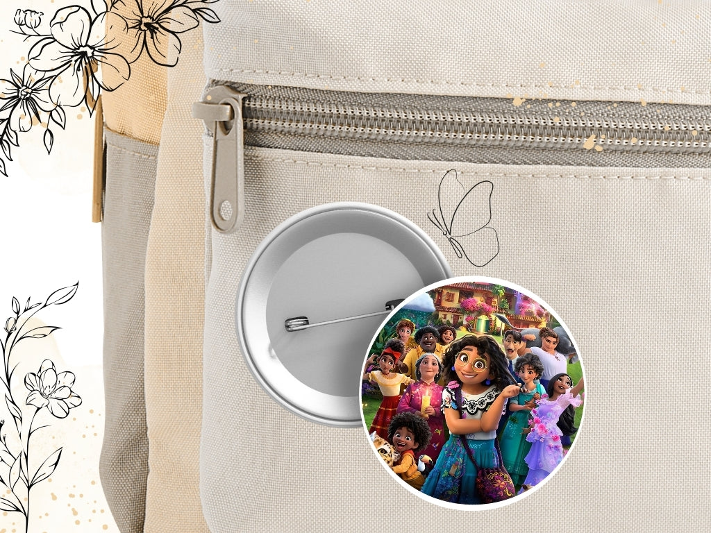 Przypinka Encanto – inspirowana filmem Disney, urocza przypinka, Mirabel, Bruno
