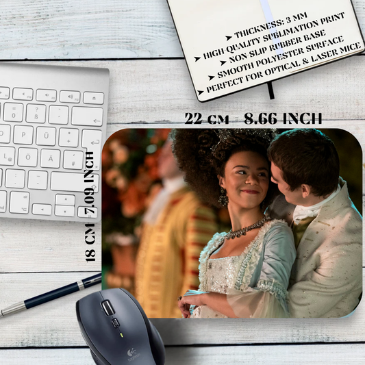 Podkładka pod mysz Bridgerton / Bridgerton – serial Netflix, romans regencji, Londyn