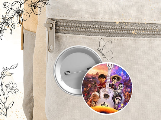 Coco Pin – Disney movie-inspired aesthetic pin, Miguel, Héctor