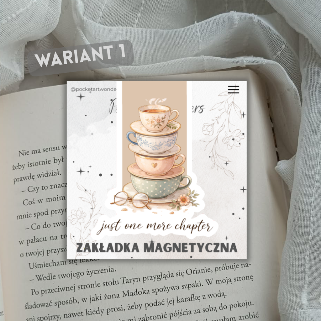 Magnetická záložka – Bookish Aesthetic