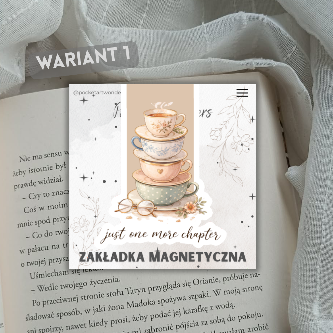 Zakładka magnetyczna - inspirowana Bookish Aesthetic