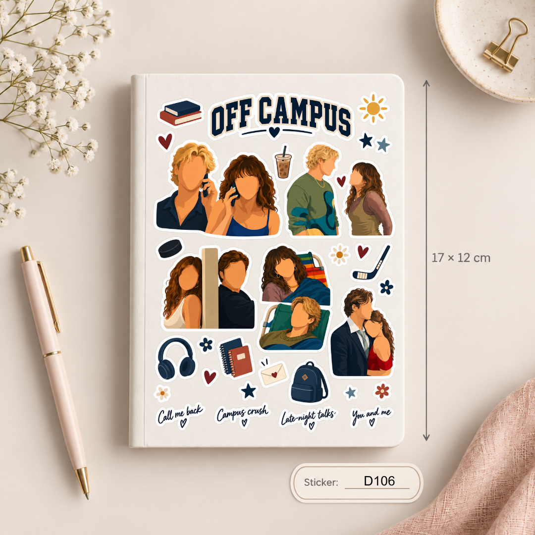 Arkusz naklejek – Off Campus Dean + Allie