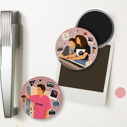 Fridge Magnet 58 mm - Ginny & Georgia
