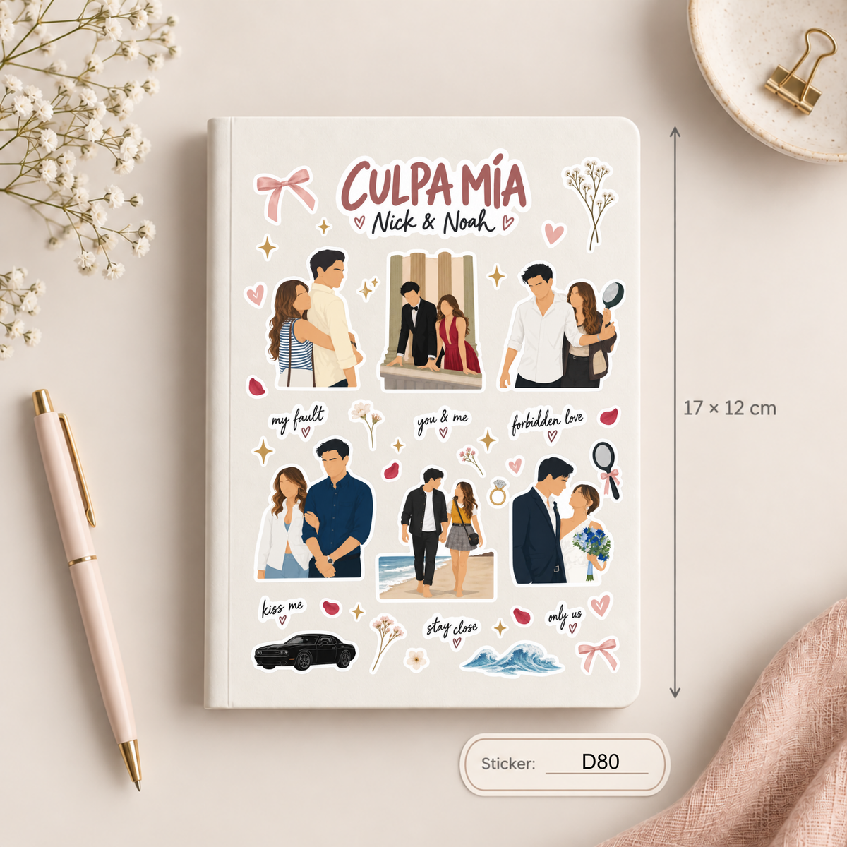 Arkusz naklejek – Culpa Mia