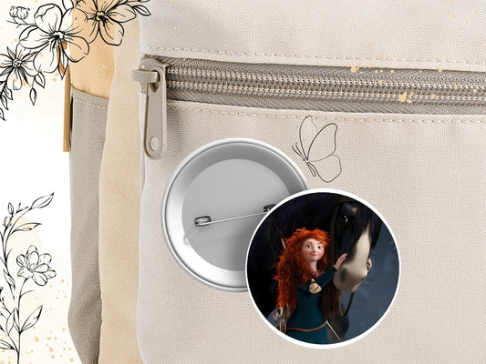 Brave | Backpack pin