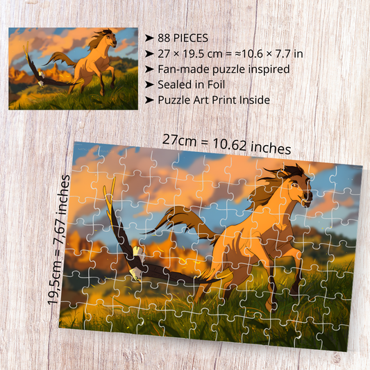 Puzzle Mustang z Dzikiej Doliny / Spirit: Stallion of the Cimarron – animacja