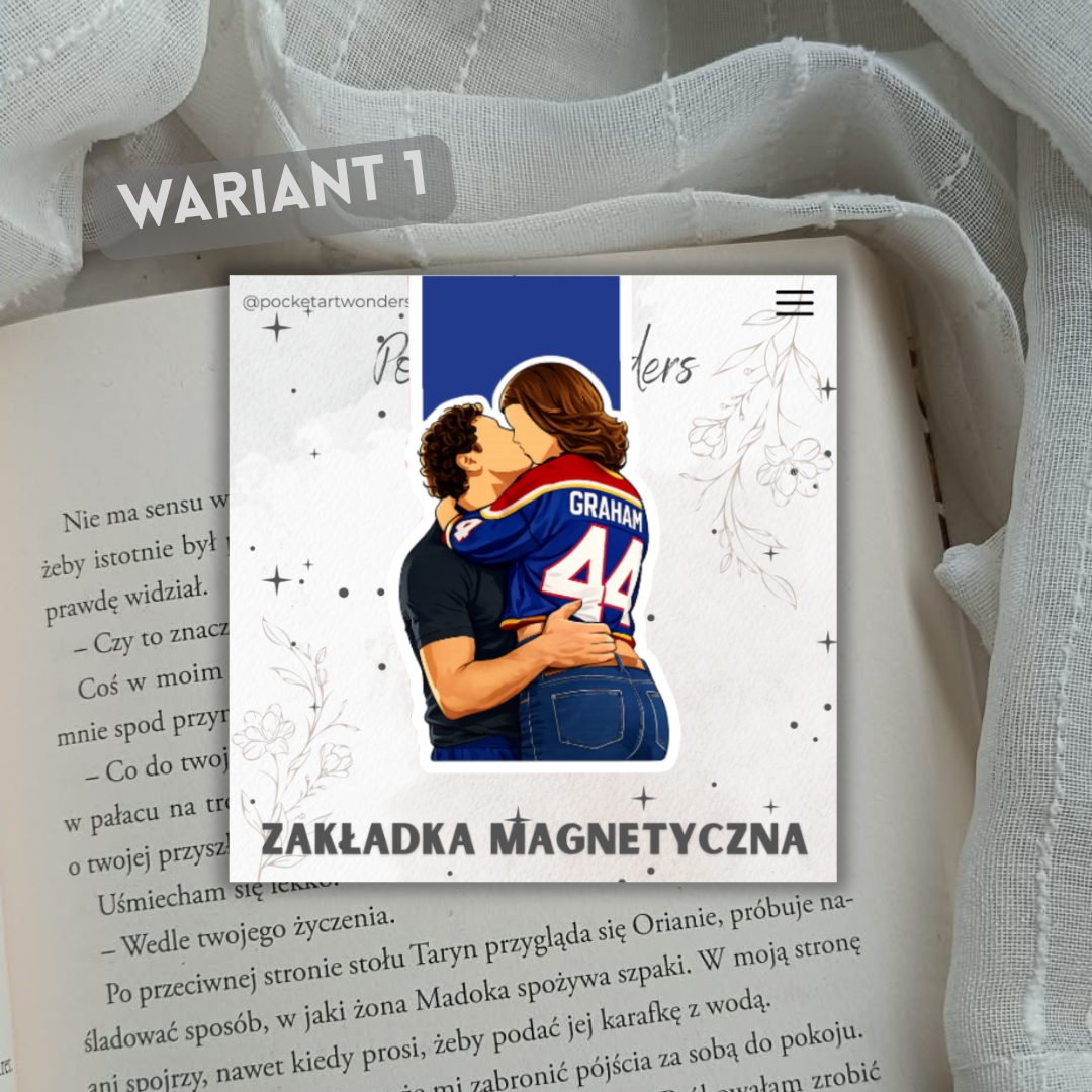 Magnetische Lesezeichen für das Buch Off Campus – Hockey-Romance und BookTok-Ästhetik