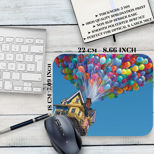 Mouse pad Up – Carl and Ellie, Pixar animation