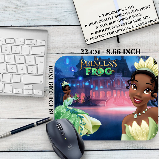 Mouse pad The Princess and the Frog - Disney animation, Tiana and Naveen