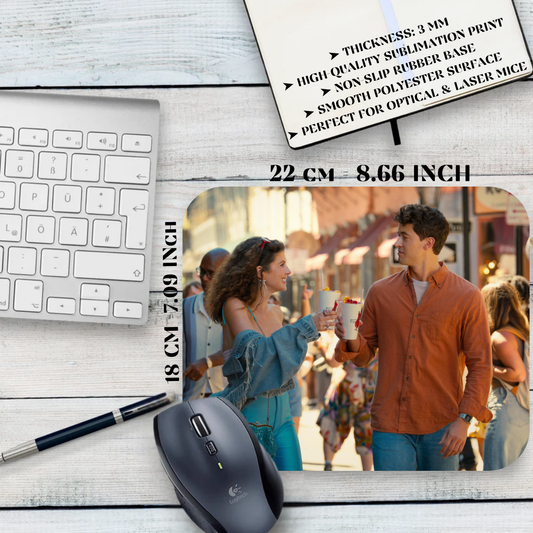 Mouse pad People We Meet on Vacation – a romantic novel