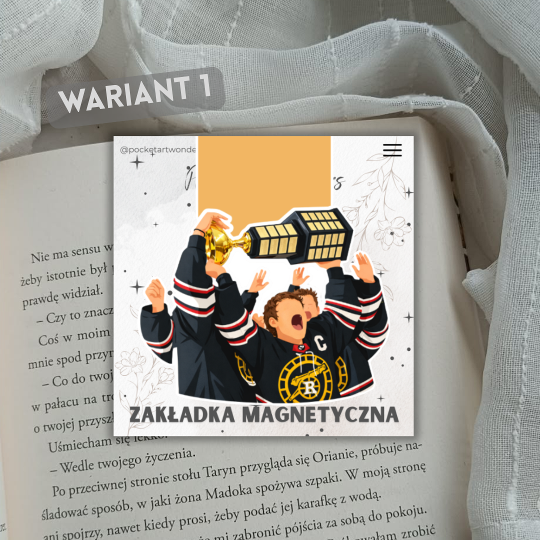 Zakładka magnetyczna - inspirowana Heated Rivalry