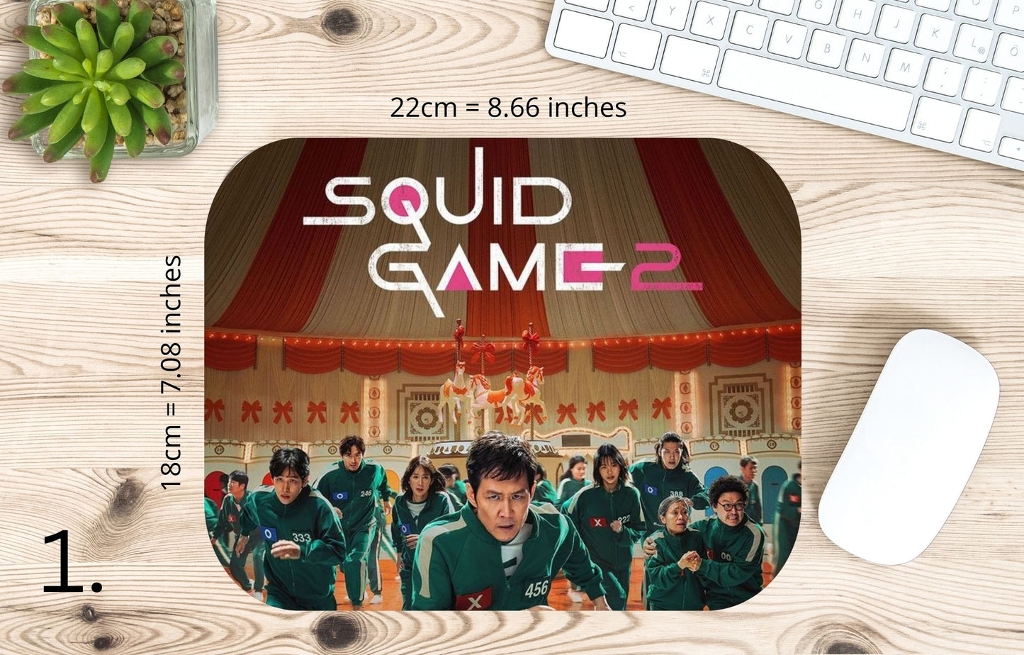 Podkładka pod mysz Squid Game / Squid Game – serial Netflix, Gra w Kalmara