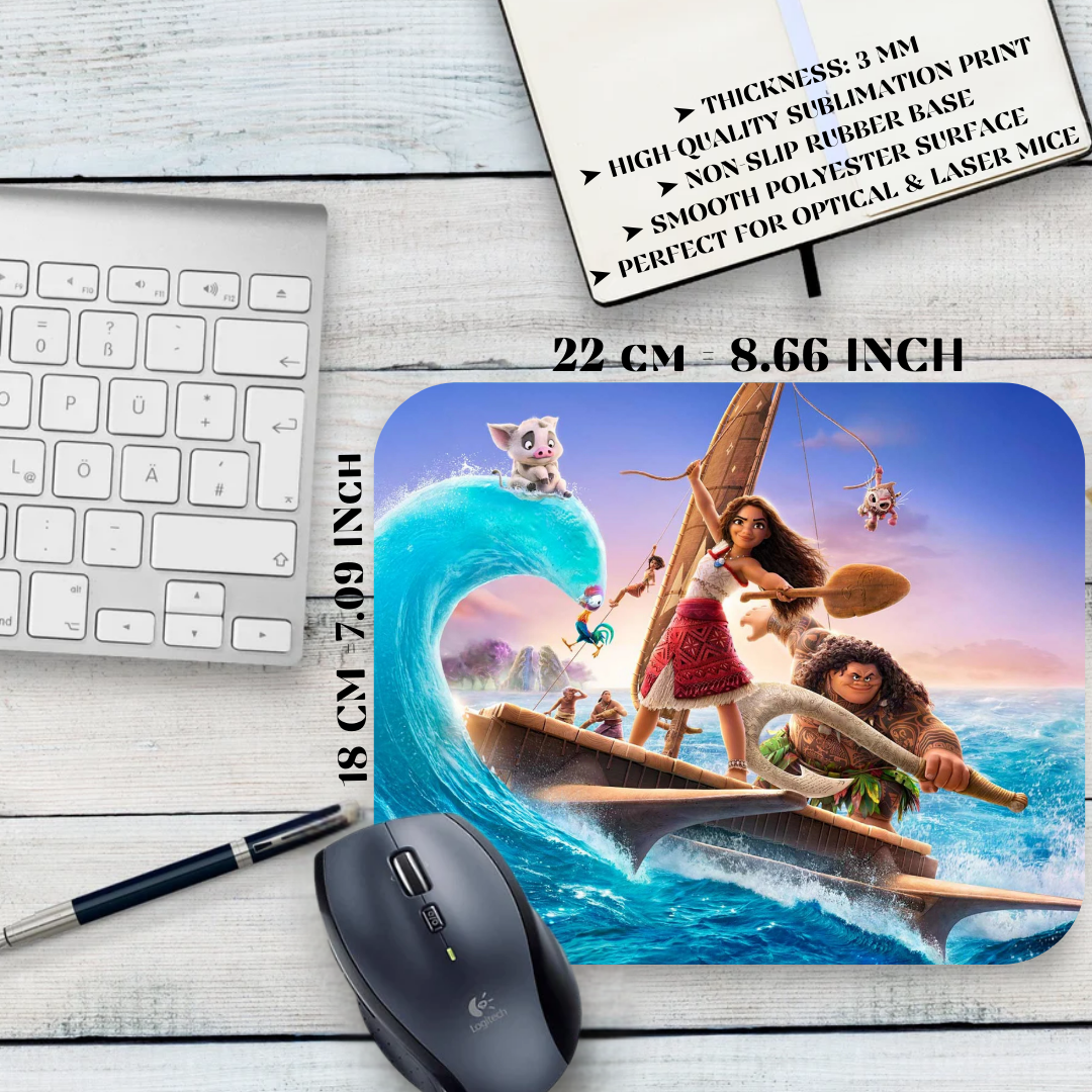 Vaiana / Moana Mousepad - Moana and Maui, Disney Animation