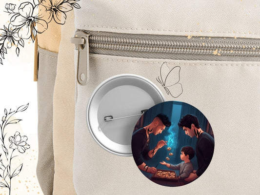 Shadowhunters Pin - inspired by the series, aesthetic pin, Clary Fray, Jace Wayland