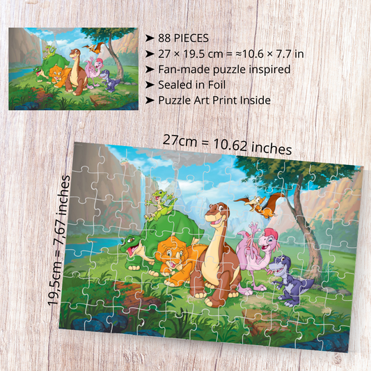 Puzzle Pradawny Ląd / The Land Before Time – klasyczna animacja