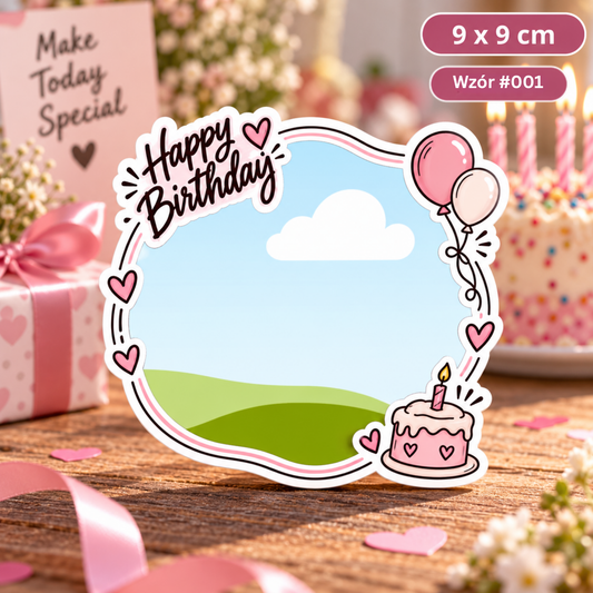 Personalizowany magnes ze zdjęciem na urodziny – Birthday