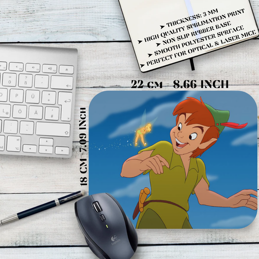 Peter Pan Mouse Pad – Classic Fairy Tale, Neverland