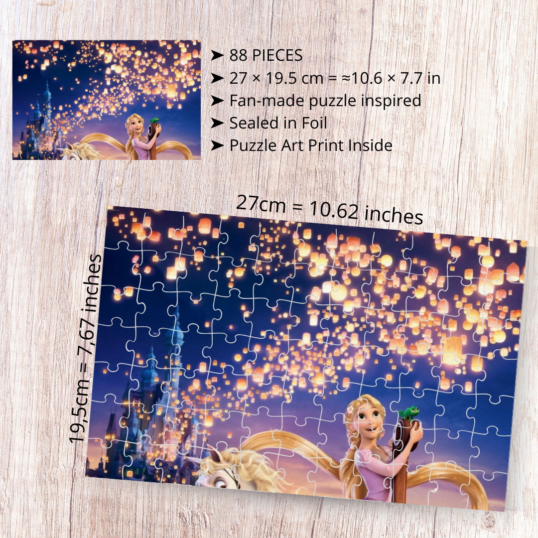 Puzzle 88 elementów – Zaplątani / Tangled