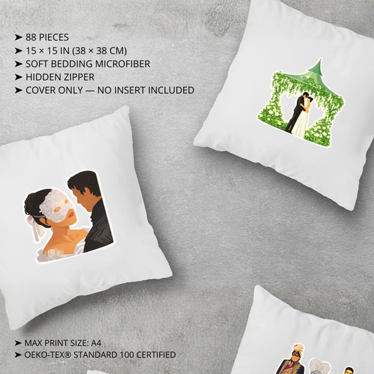 Poszewka na poduszkę Bridgerton / Bridgerton – romans regencji, dekoracja wnętrza