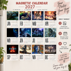 Magnetic calendar 2027 – Avatar