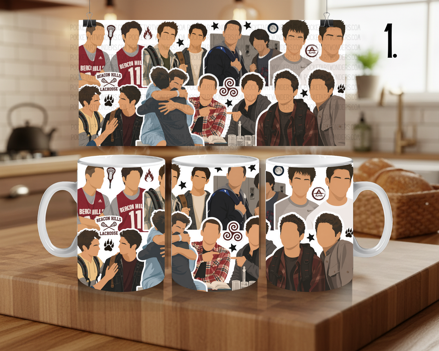 Ceramic Mug 330 ml - Teen Wolf Inspired