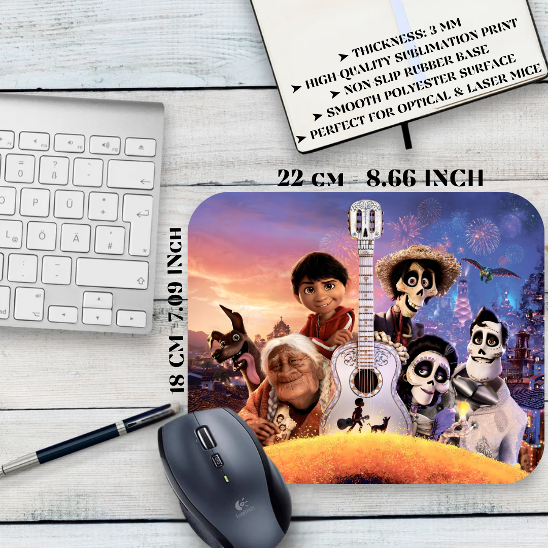 Mouse pad Coco / Coco - Miguel and the World of the Dead, Pixar animation
