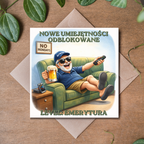 Greeting card – Emeryt / Retirement for Him