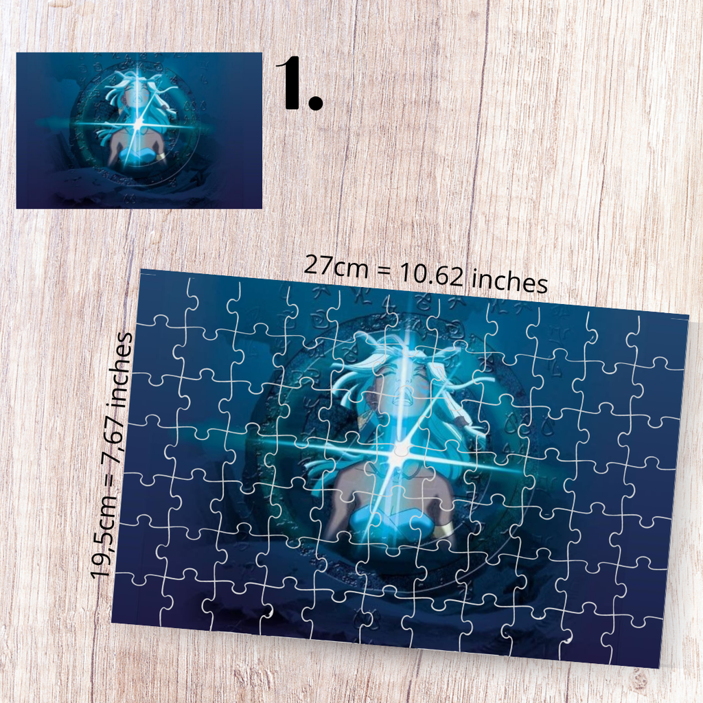 Atlantis: The Lost Empire Inspired Puzzle | 88 Piece Fan Art | Disney Aesthetic Collectible | Milo Thatch & Kida | Fan-Made Sublimation Puzzle Gift