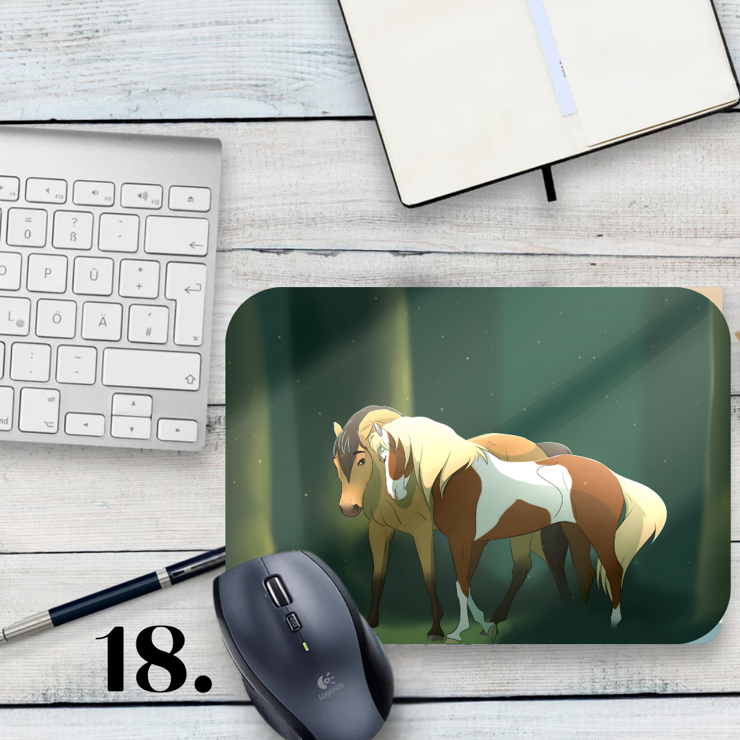 Mustang: Spirit of the Cimarron mouse pad - animation
