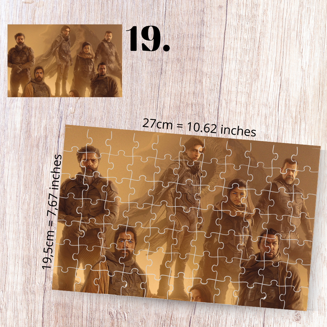 Puzzle Diuna / Dune – sci-fi film, Arrakis
