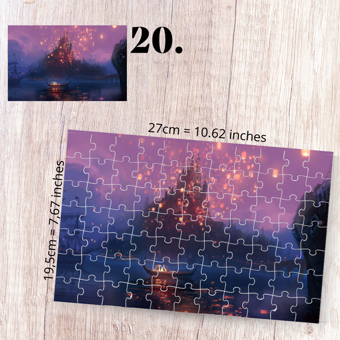 Puzzle Zaplątani / Tangled – Roszpunka, animacja Disney