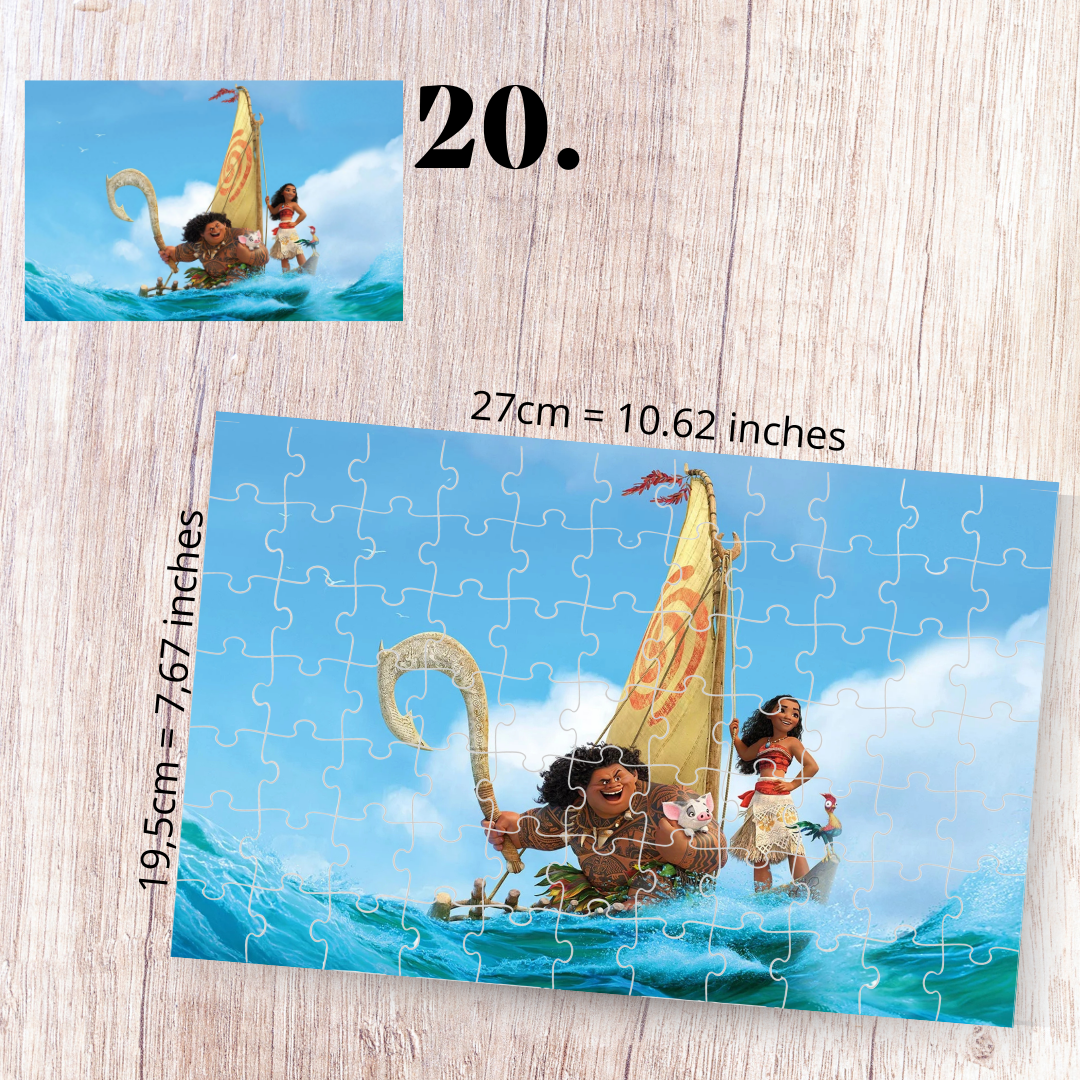 Puzzle 88 Pieces - Moana Inspired