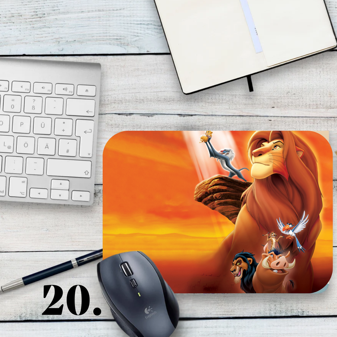 The Lion King Mouse Pad – Simba, Nala, Timon, and Pumbaa
