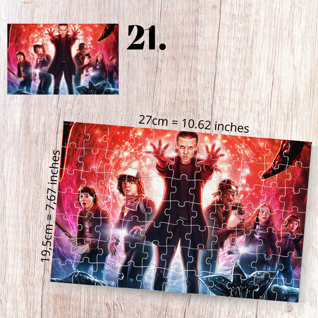 Puzzle Stranger Things / Stranger Things – serial Netflix, horror fantasy