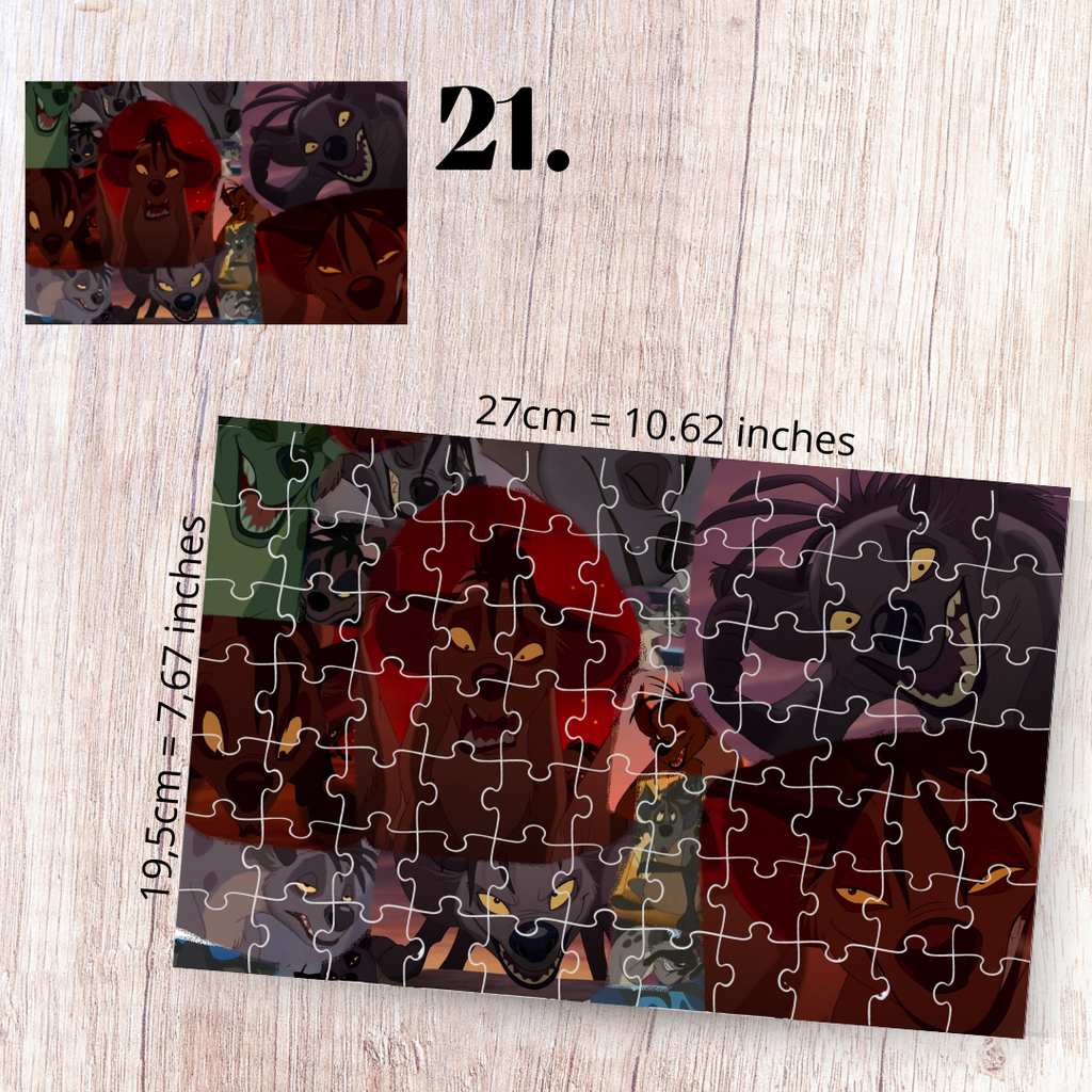 Puzzle mit 88 Teilen – Król Lew / The Lion King