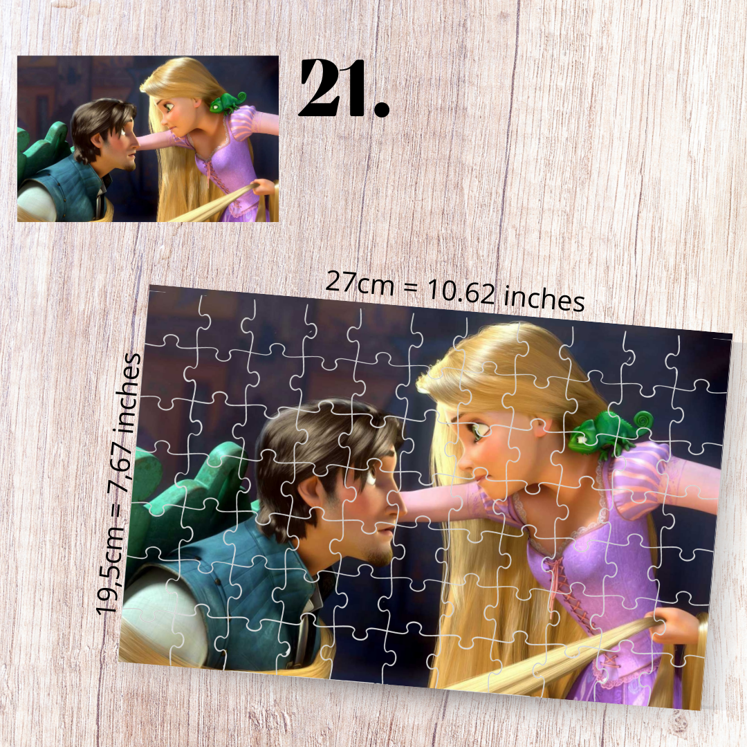 Puzzle Zaplątani / Tangled – Roszpunka, animacja Disney
