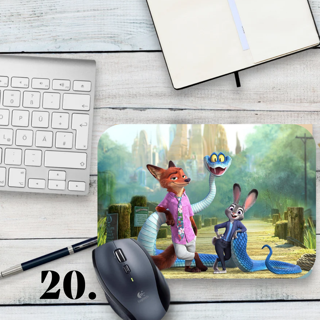 Zootopia Mouse Pad - Judy Hopps and Nick Wilde