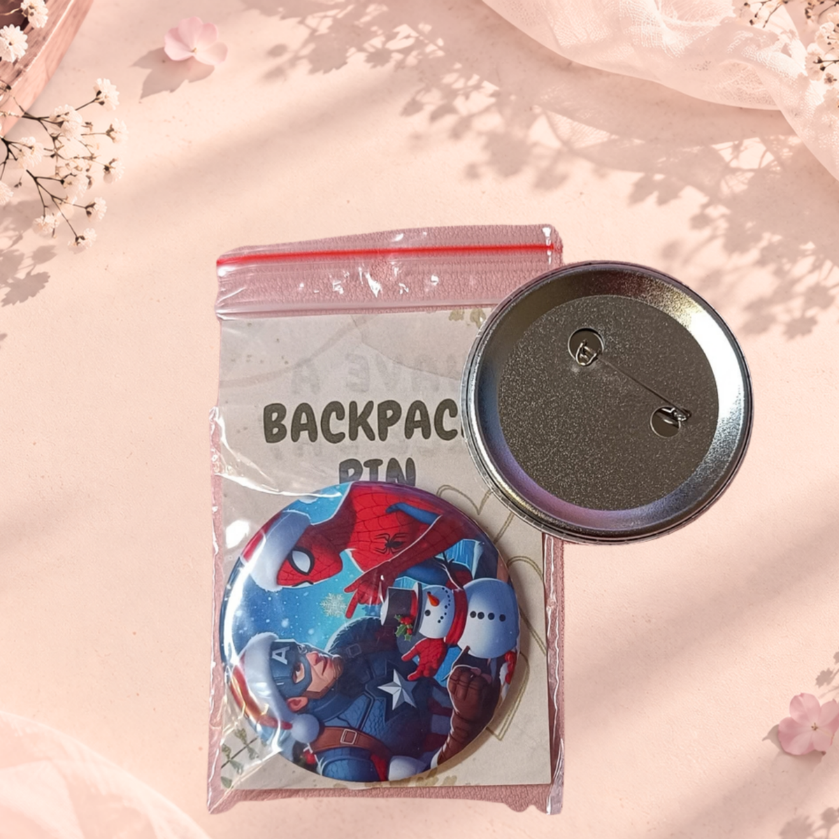 Przypinka 58 mm - Spider man