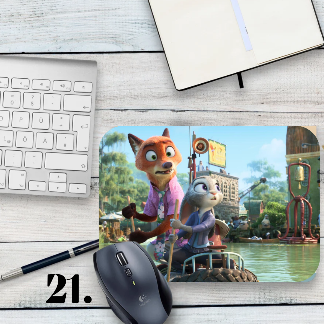 Podkładka pod mysz Zwierzogród / Zootopia – Judy Hopps i Nick Wilde