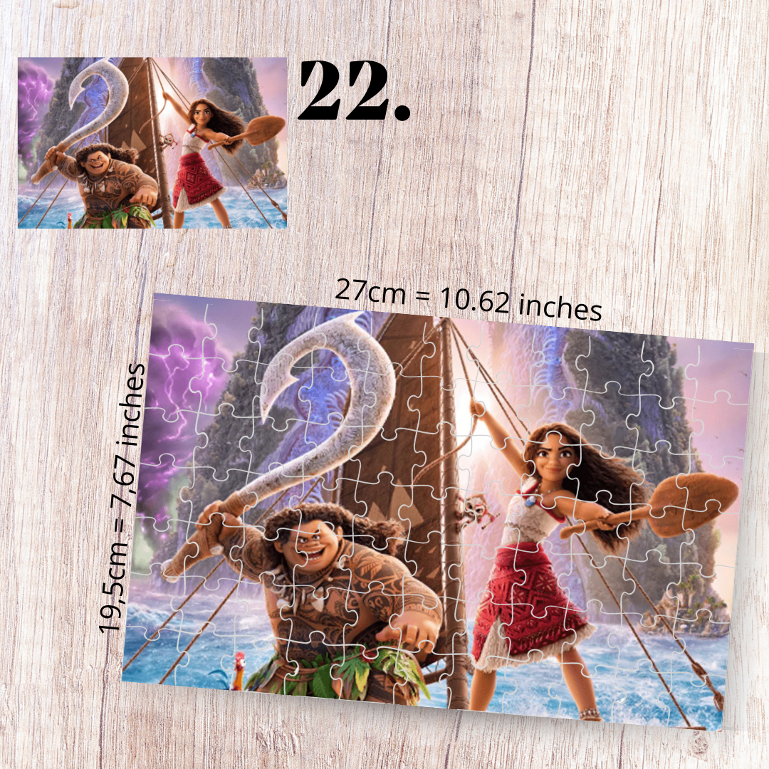 Puzzle 88 Pieces - Moana Inspired