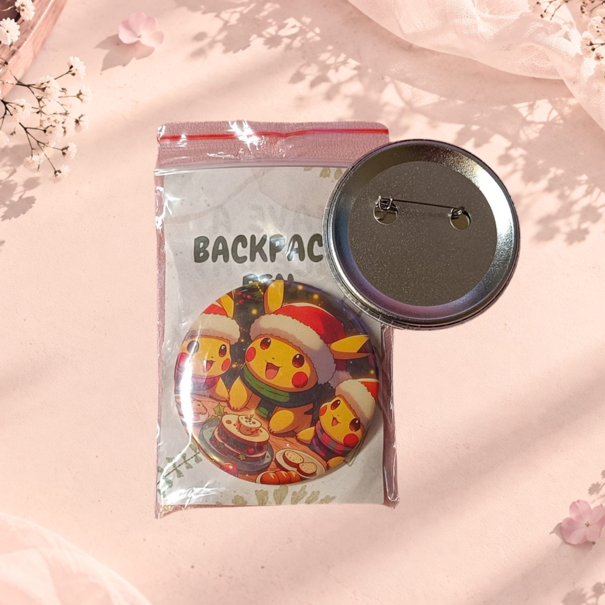 Przypinka 58 mm - Pikachu