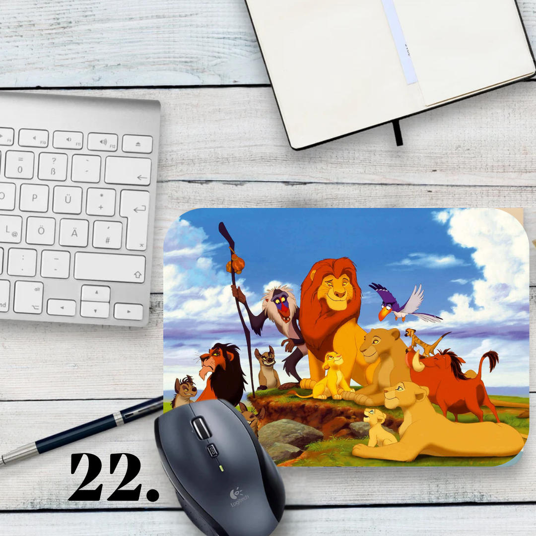 The Lion King Mouse Pad – Simba, Nala, Timon, and Pumbaa