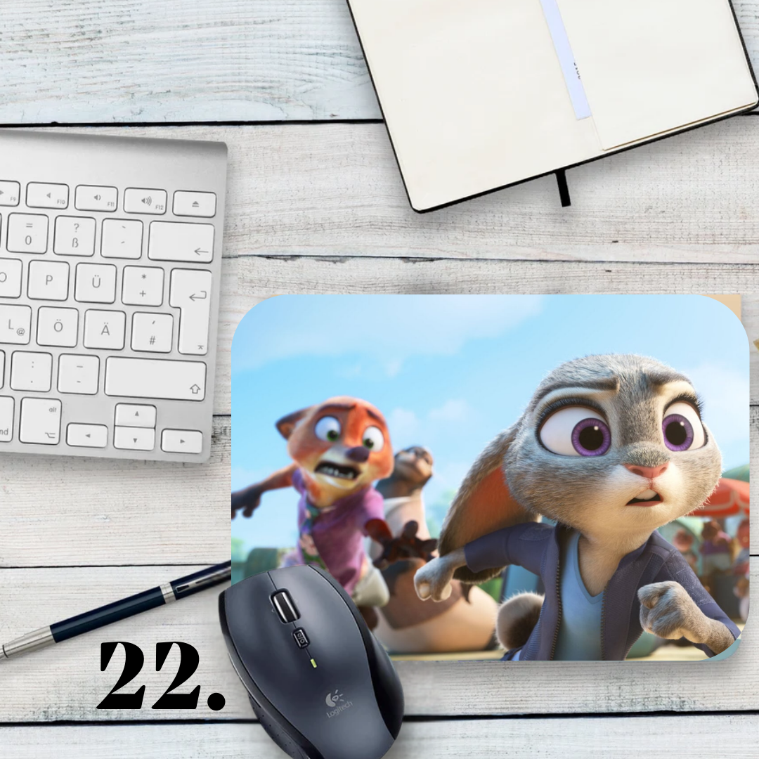 Podkładka pod mysz Zwierzogród / Zootopia – Judy Hopps i Nick Wilde
