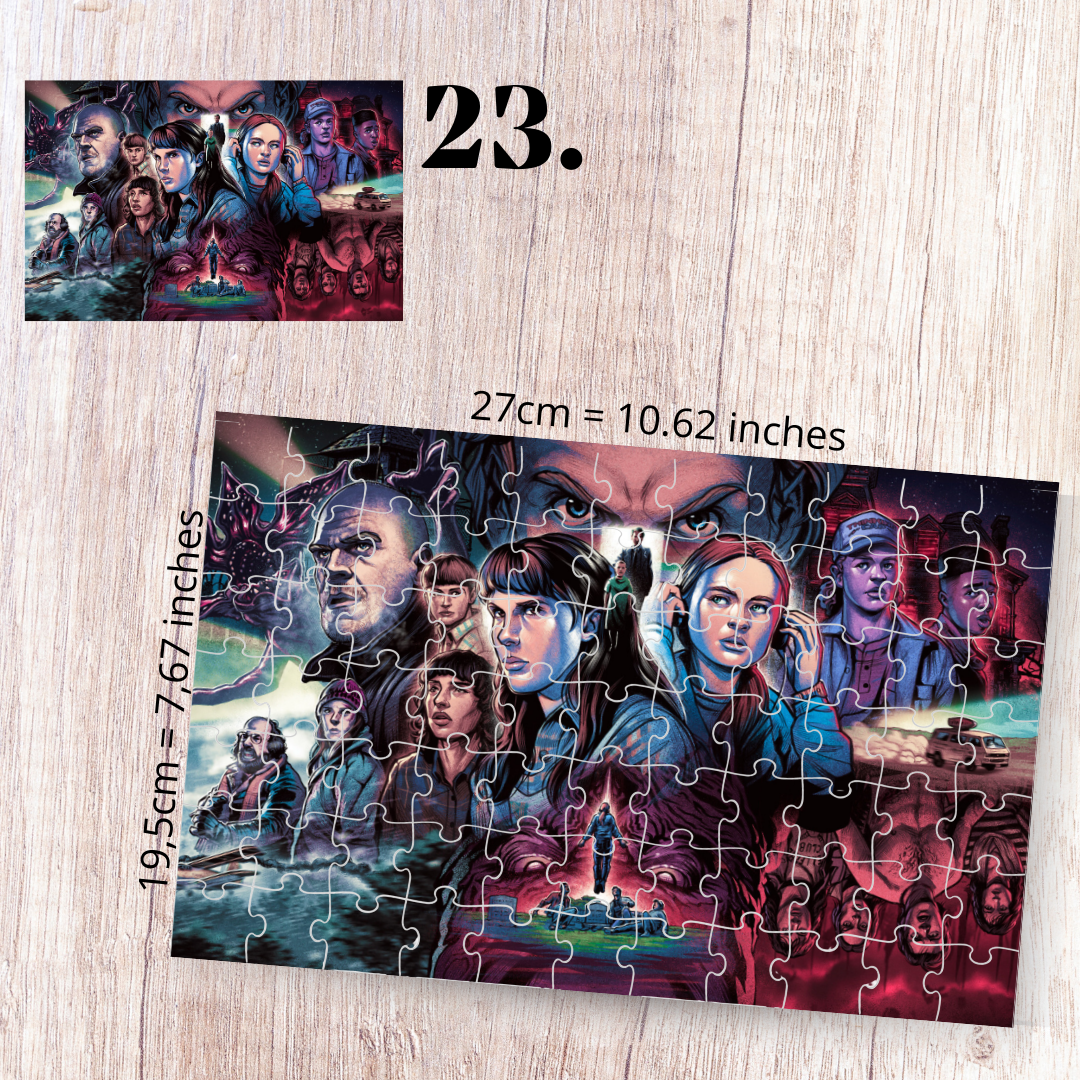 Puzzle Stranger Things / Stranger Things – serial Netflix, horror fantasy