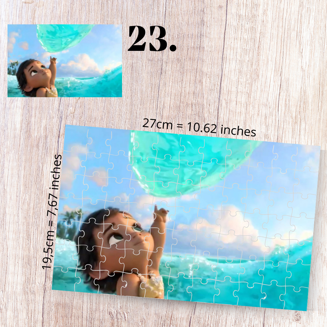 Puzzle 88 Pieces - Moana Inspired